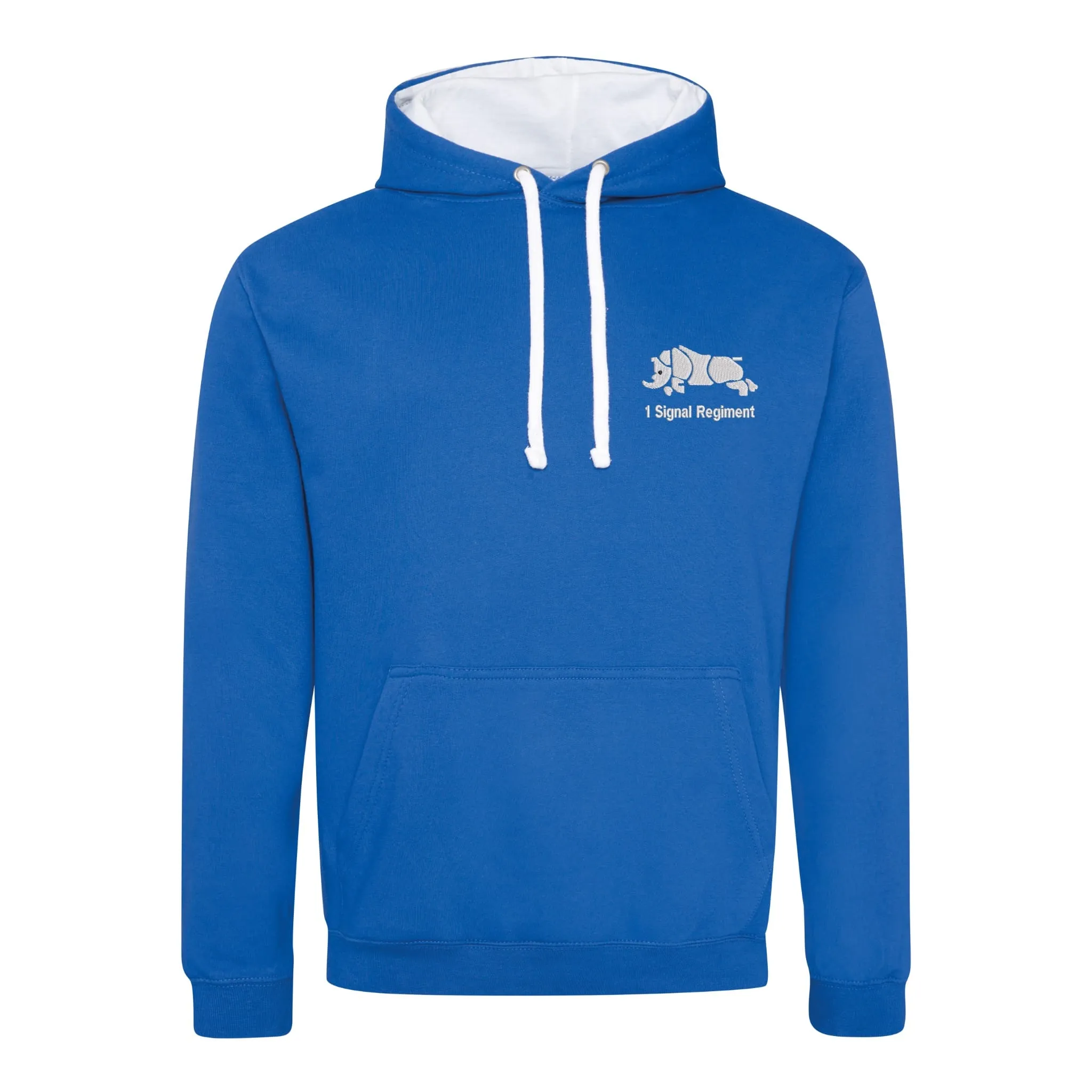 1 Signal Regiment Varsity Contrast Hoodie