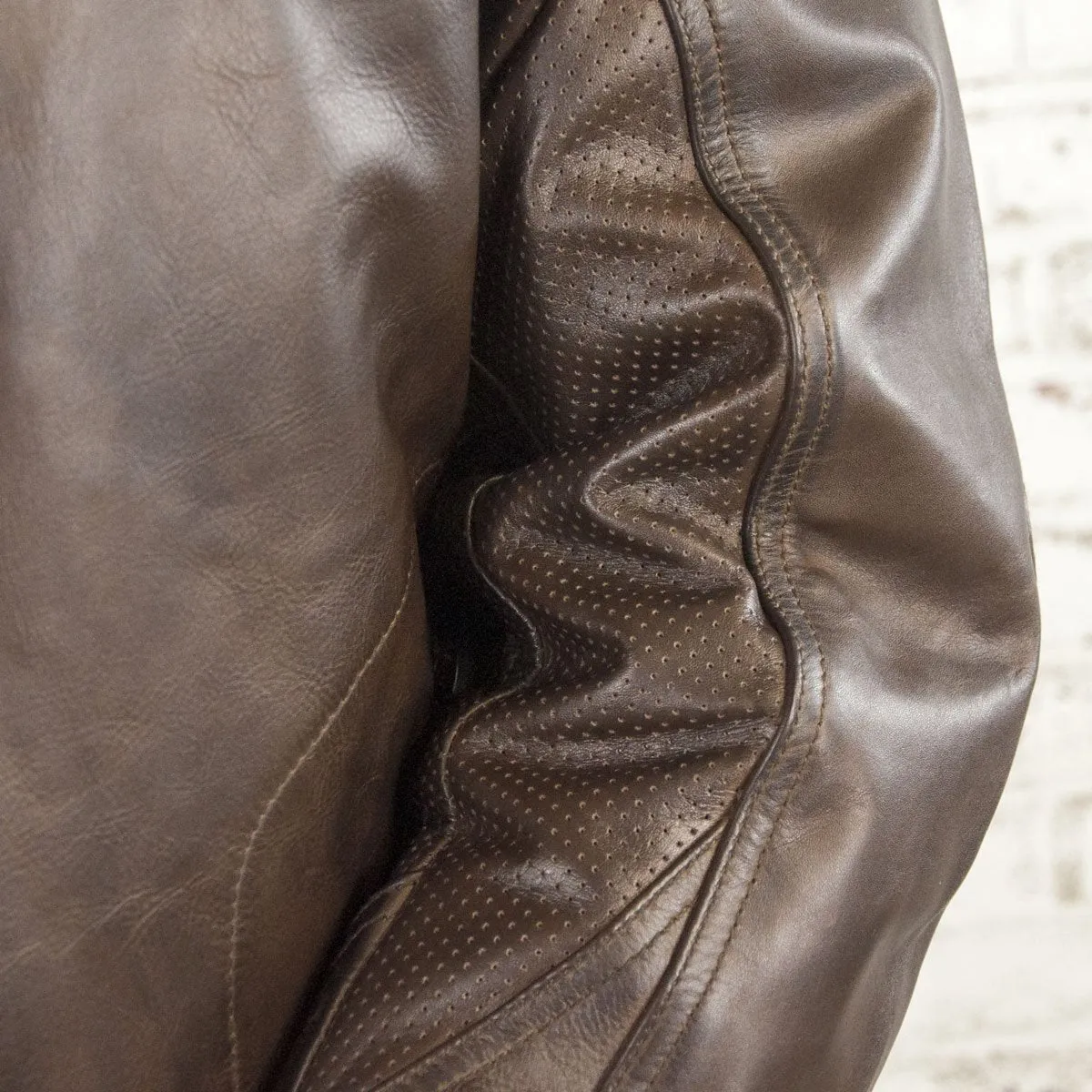 Age of Glory Rogue Brown Leather CE Jacket