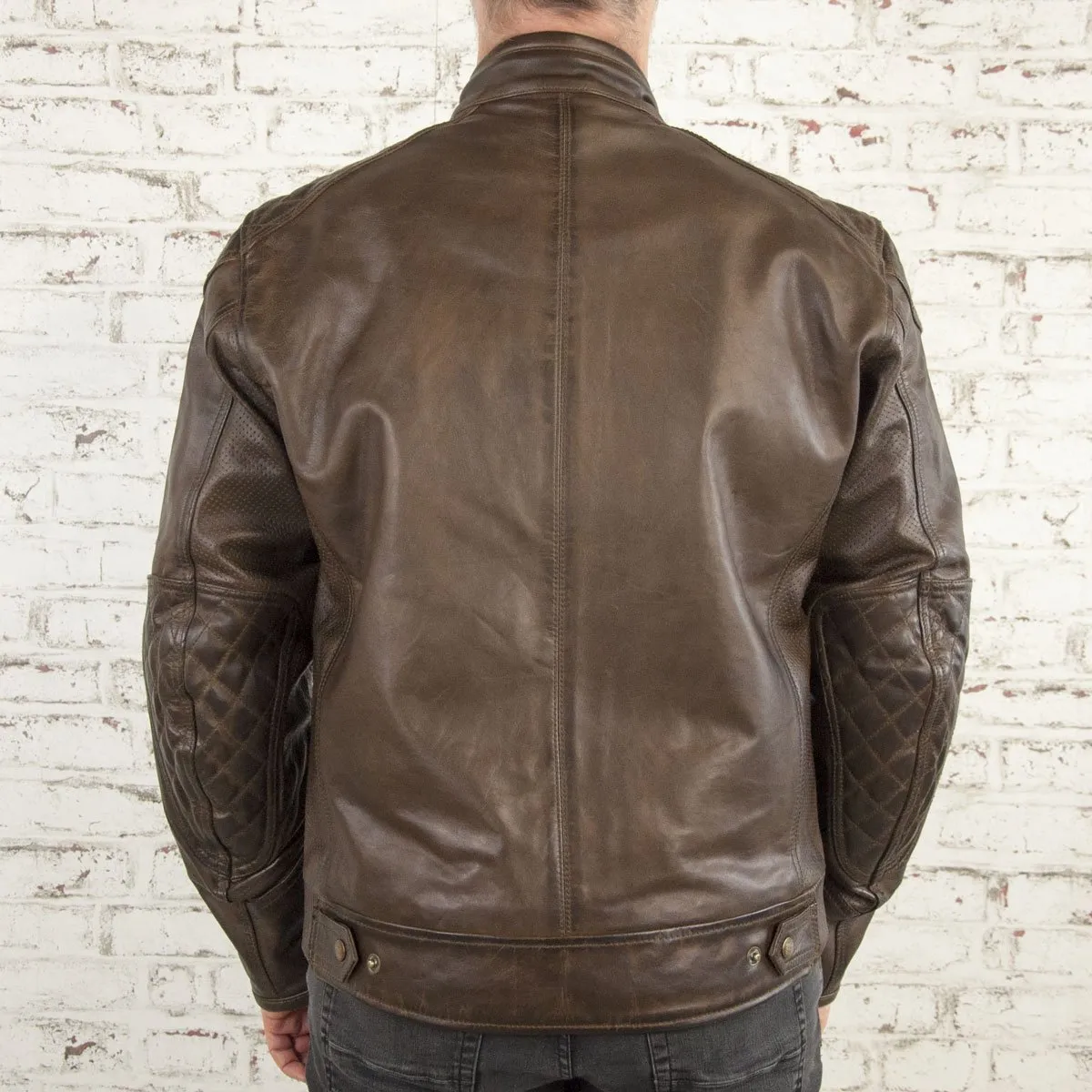 Age of Glory Rogue Brown Leather CE Jacket