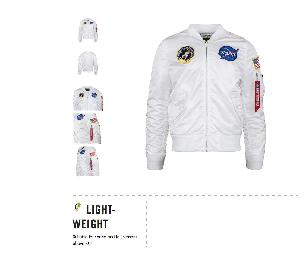 Alpha Industries Nasa L-2B Flight Jacket Replica Blue