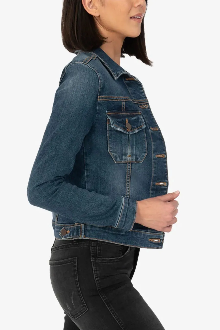 Amelia Repreve Denim Jacket (KUT)