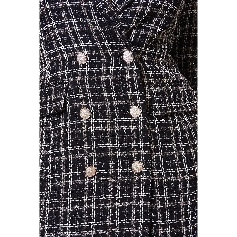 Cher Plaid Blazer Dress