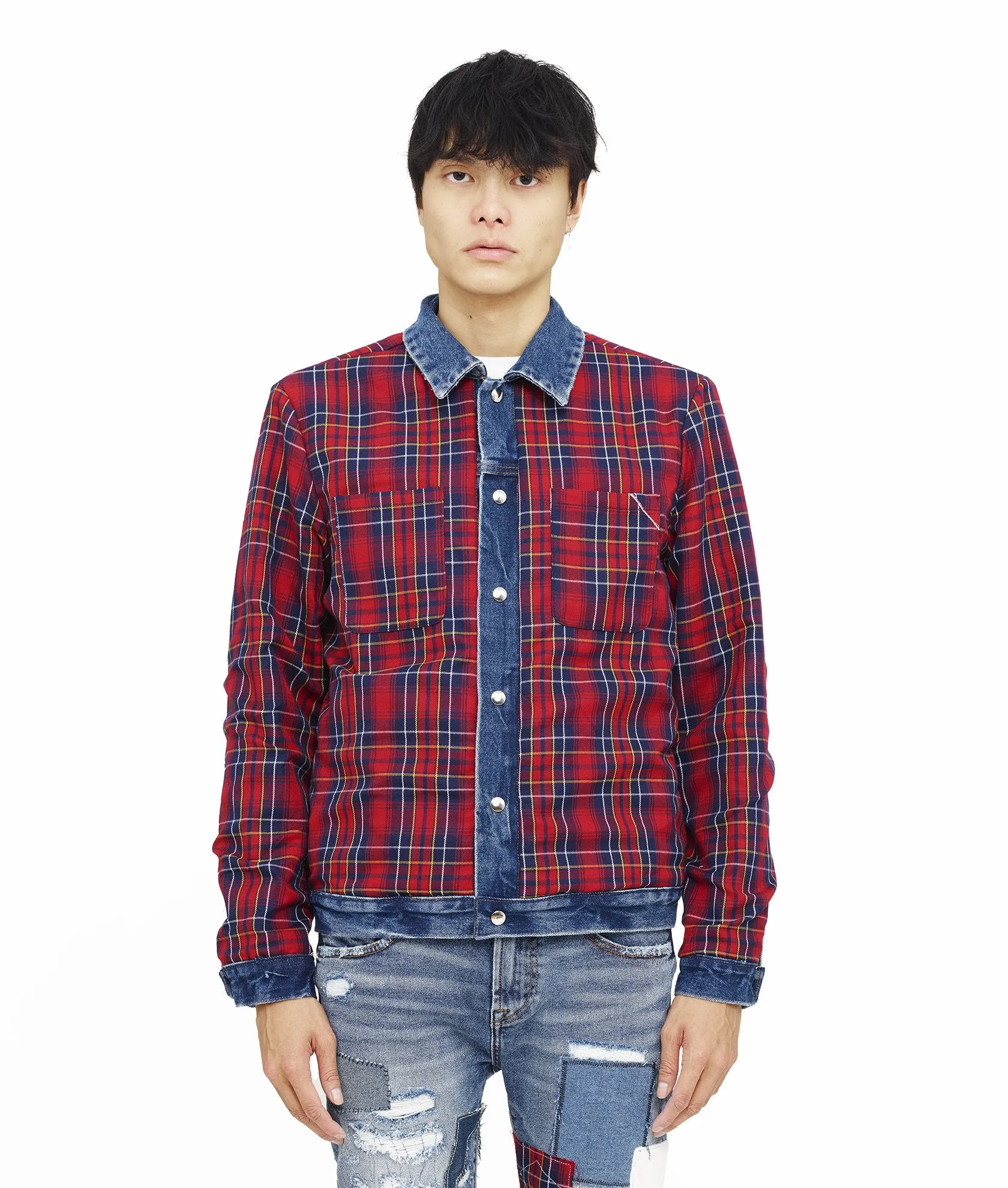 Cult of Indviduality TYPE ll REVERSIBLE LASER  DENIM JACKET Men’s - 7 YEAR SAND