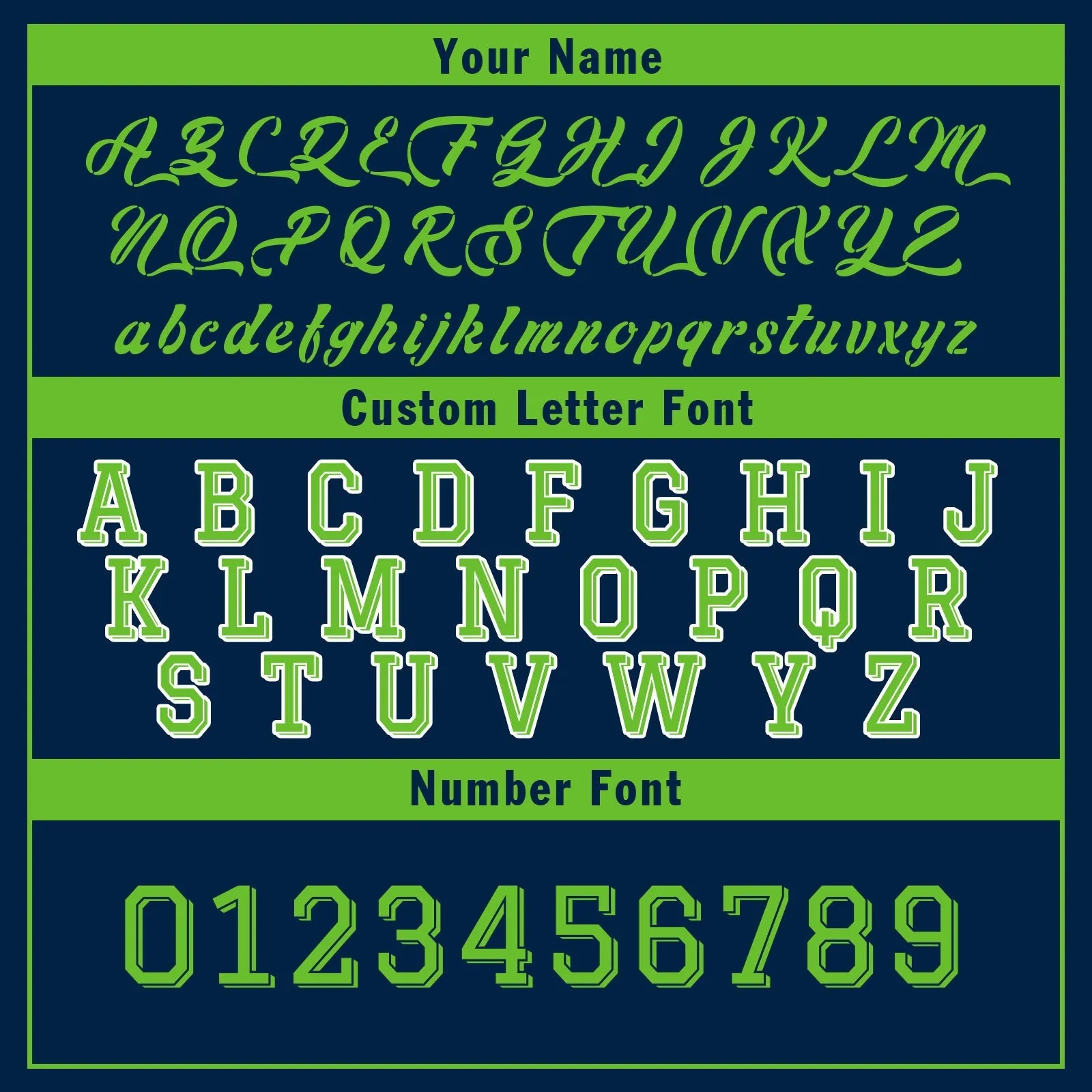 Custom Blue Green Seattle Jacket Bomber Full-Snap Varsity Letterman Personalized Jacket FZ005SX-D020290-27
