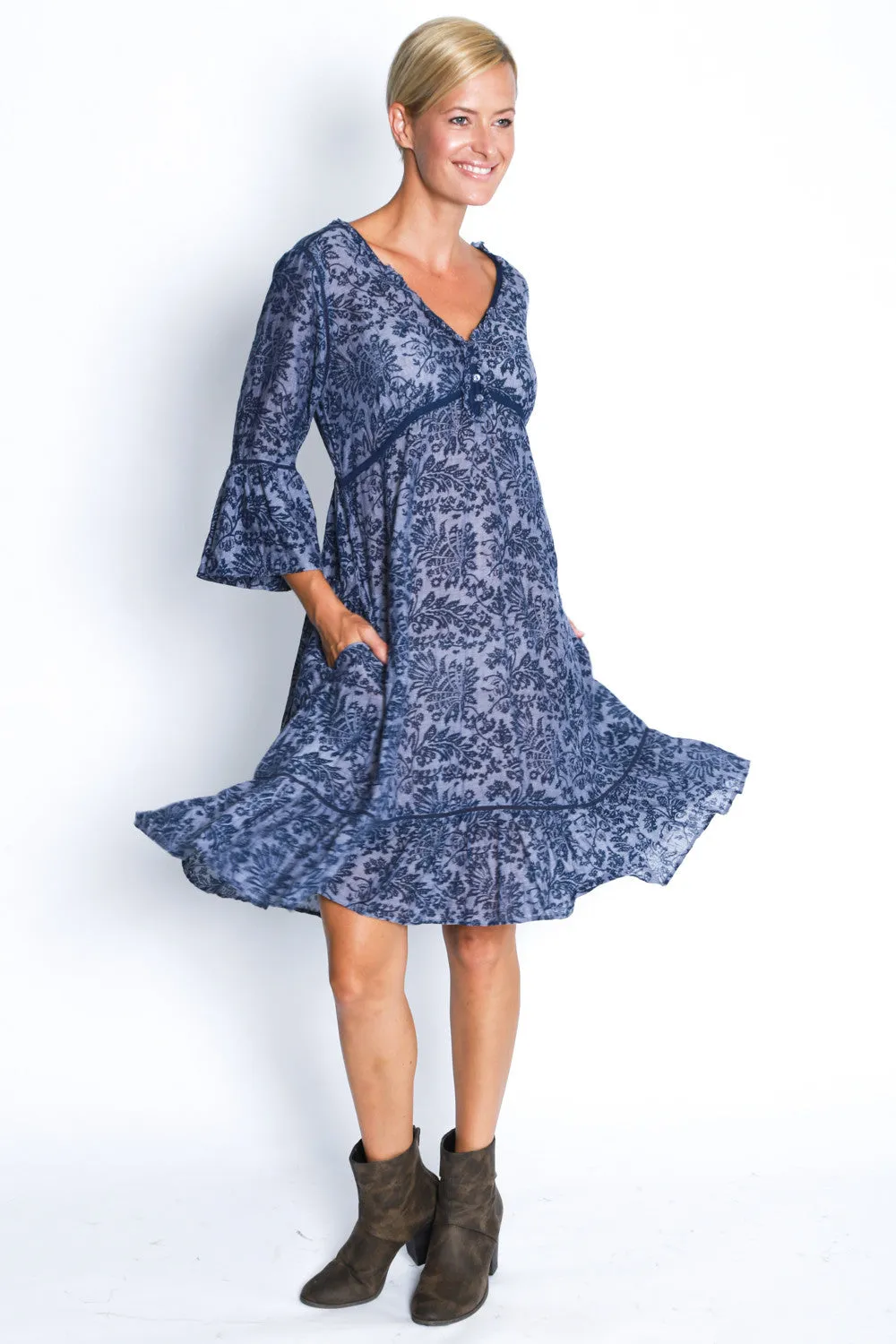 Niagra Dress in Denim