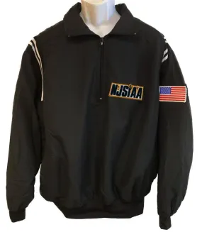 NJSIAA Half Zip Baseball Umpire Jacket