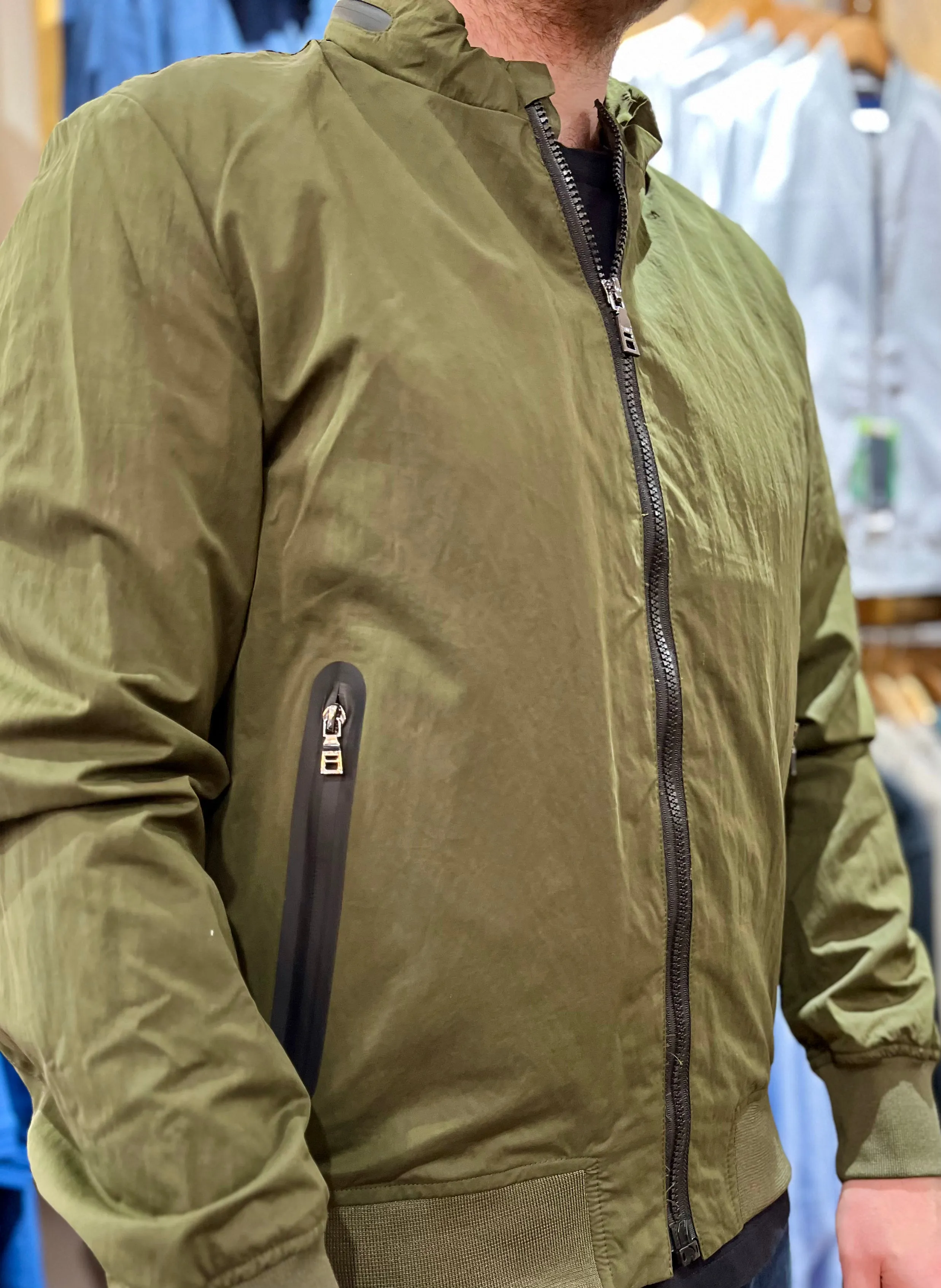 Sseinse - Khaki Lightweight Bomber - 307