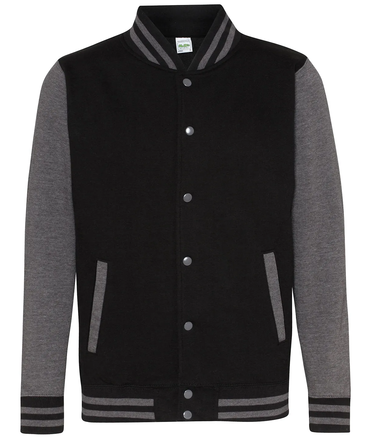 Varsity jacket | Jet Black/Charcoal