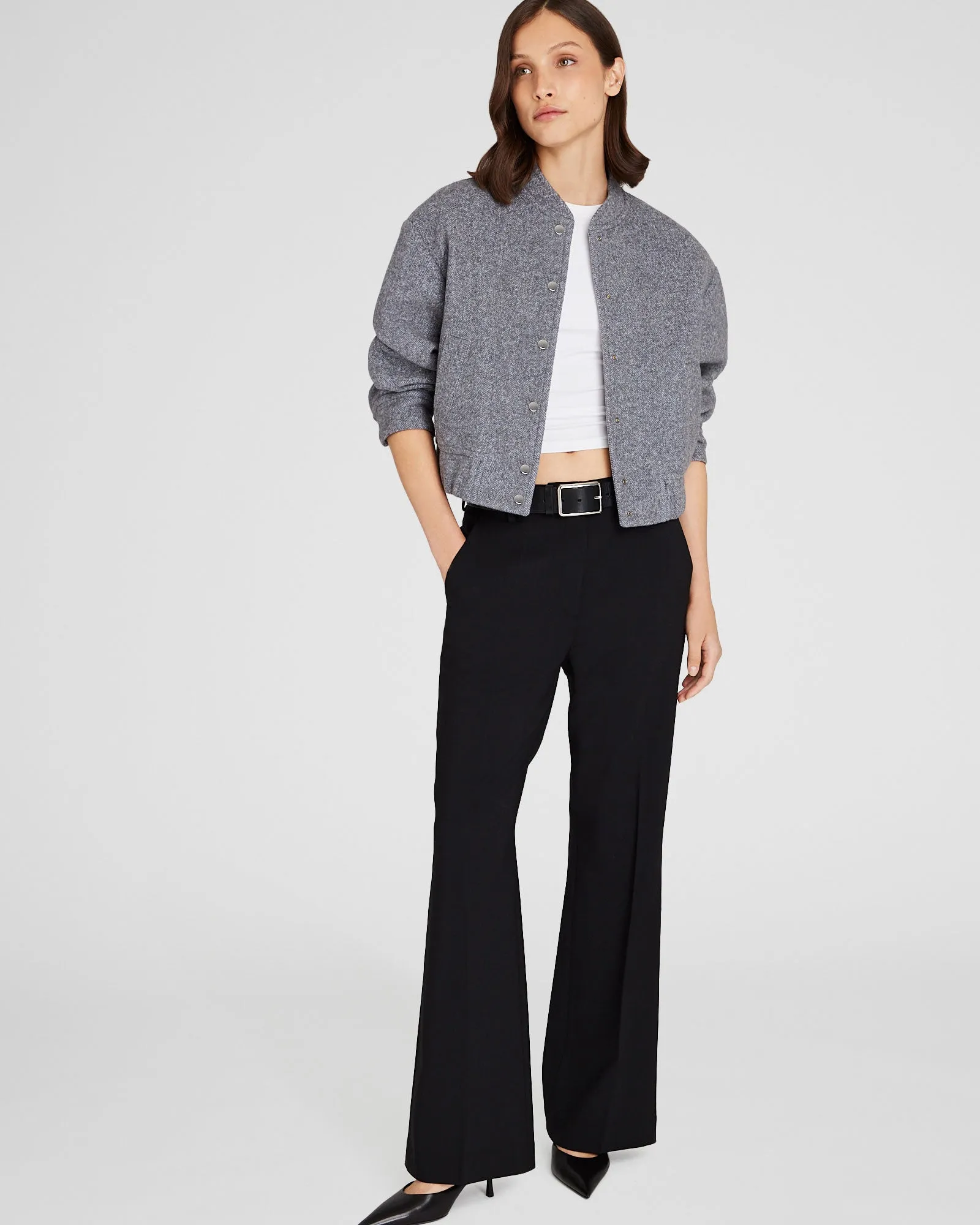 Wool Bomber Jacket